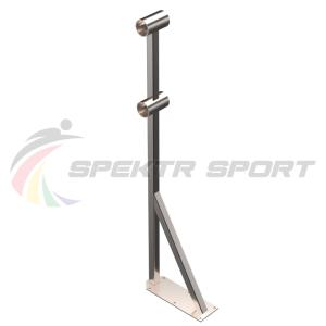 Купить Стойка балетного станка двухрядного напольная Фуэте (нерж. сталь) в Ивделе 