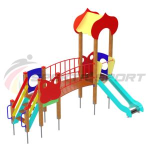Купить Детский игровой комплекс Полянка ДИК 1603 в Ивделе 